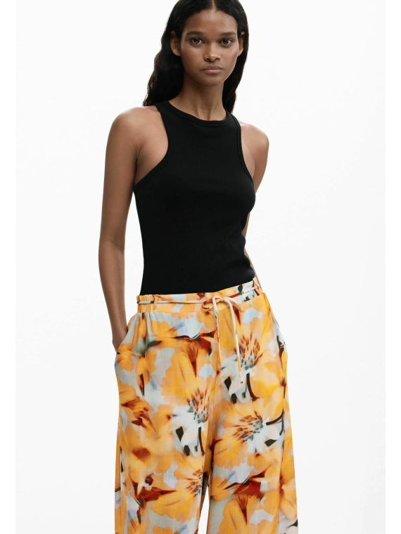 PANTALON FLUIDO FLORAL