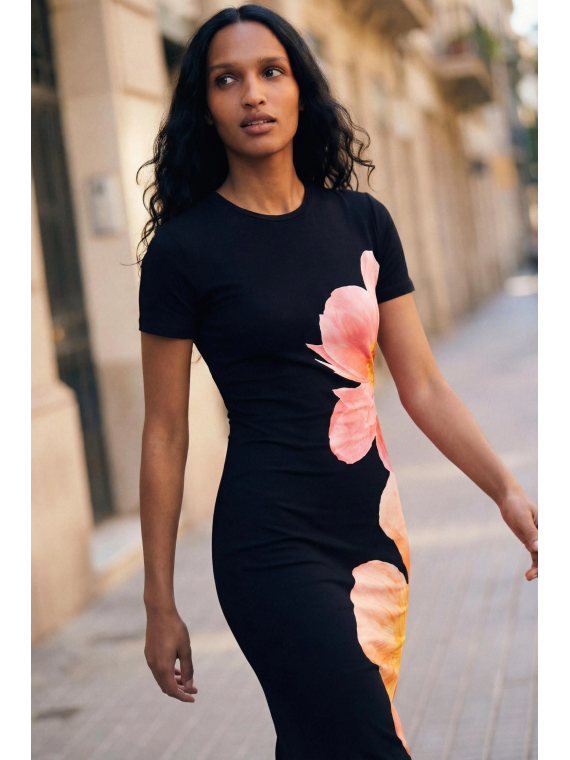 VESTIDO LARGO FLOR