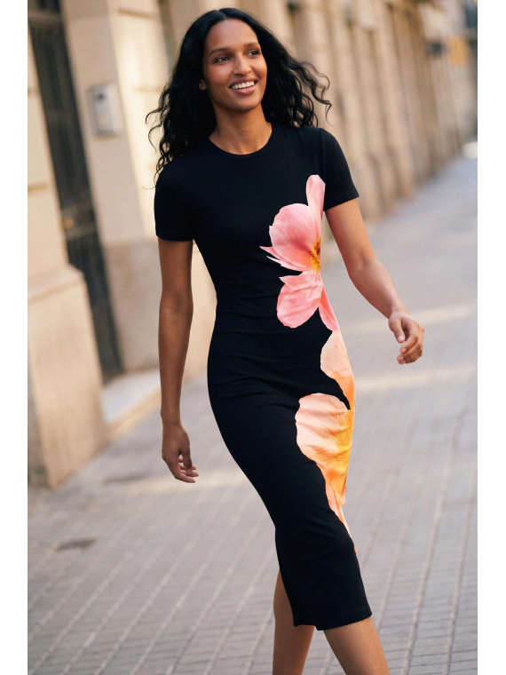 VESTIDO LARGO FLOR