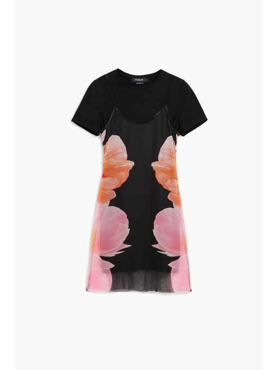 VESTIDO CORTO FLOR