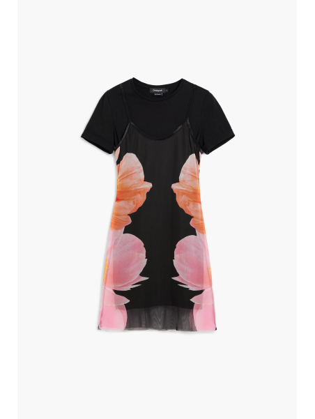 VESTIDO CORTO FLOR