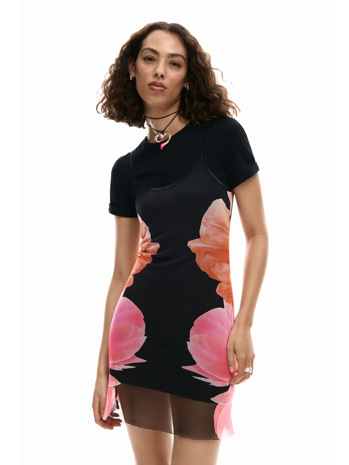 VESTIDO CORTO FLOR
