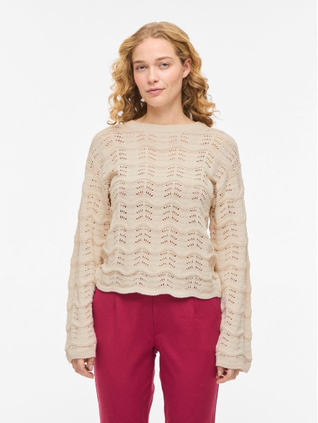 JERSEY CALADO BEIGE