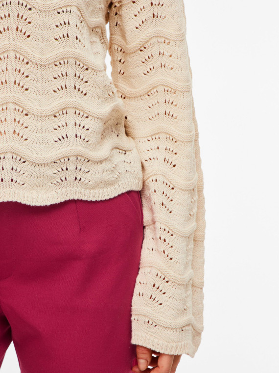 JERSEY CALADO BEIGE