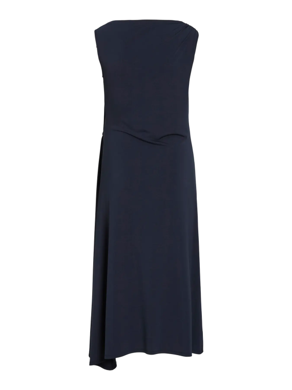 VESTIDO FRUNCE MARINO