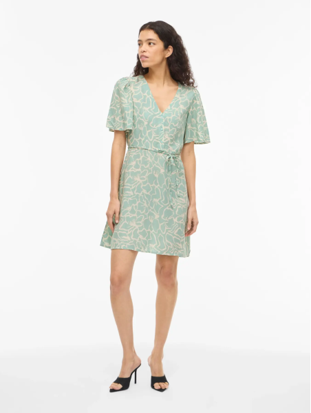 VESTIDO CORTO ESTAMPADO