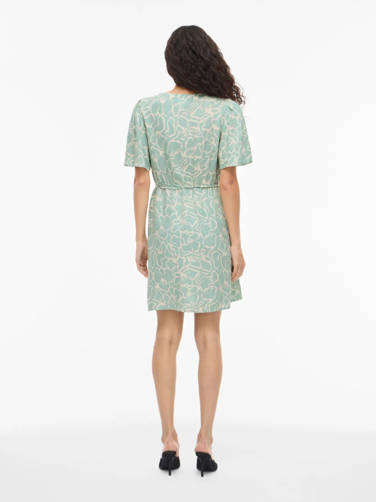 VESTIDO CORTO ESTAMPADO
