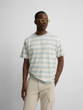 CAMISETA RAYAS AGUAMARINA SILBON