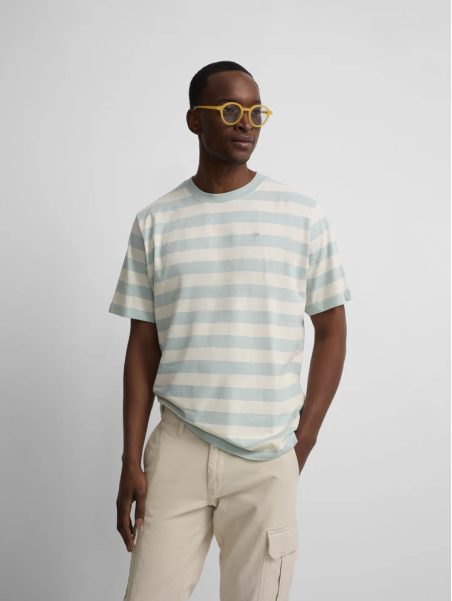 CAMISETA RAYAS AGUAMARINA SILBON