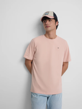 CAMISETA ROSA MINILOGO SILBON