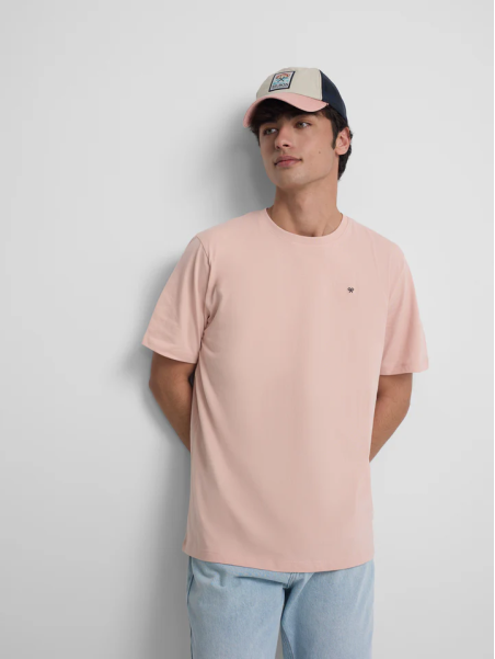 CAMISETA ROSA MINILOGO SILBON