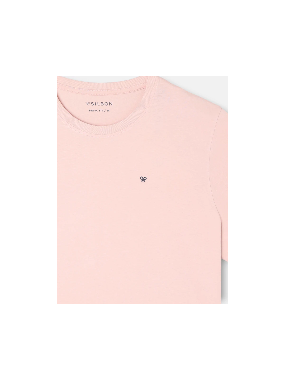 CAMISETA ROSA MINILOGO SILBON