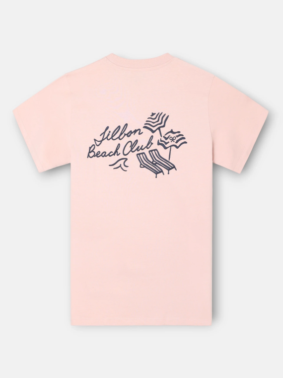 CAMISETA ROSA BEACH SILBON