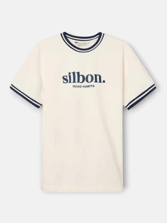 CAMISETA GOOD HABITS SILBON AZUL