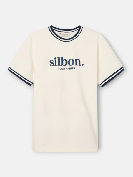 CAMISETA GOOD HABITS SILBON AZUL