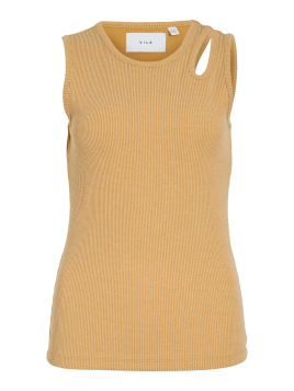 CAMISETA MOSTAZA ABERTURA