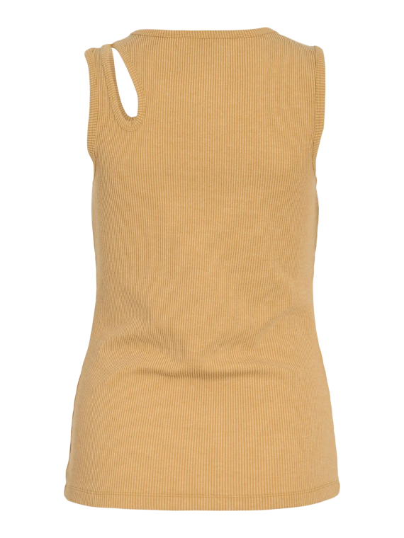CAMISETA MOSTAZA ABERTURA