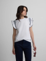 CAMISETA BLANCA VOLANTES