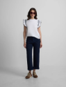 CAMISETA BLANCA VOLANTES