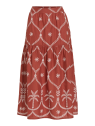 FALDA ESTAMPADA TEJA