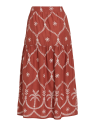 FALDA ESTAMPADA TEJA