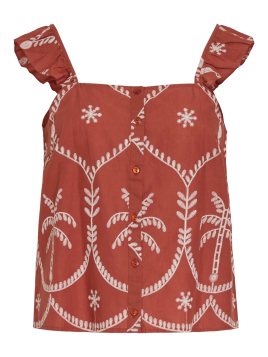 TOP ESTAMPADO TEJA