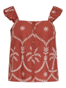 TOP ESTAMPADO TEJA