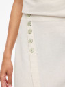 FALDA MIDI BEIGE