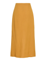 FALDA MIDI MOSTAZA