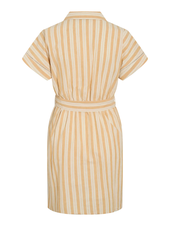 VESTIDO CORTO CAMISERO RAYAS