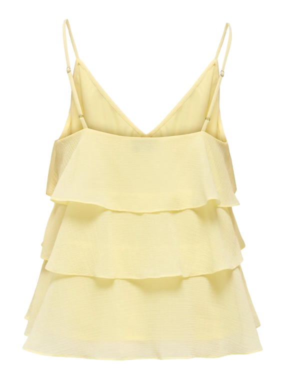 TOP VOLANTES AMARILLO