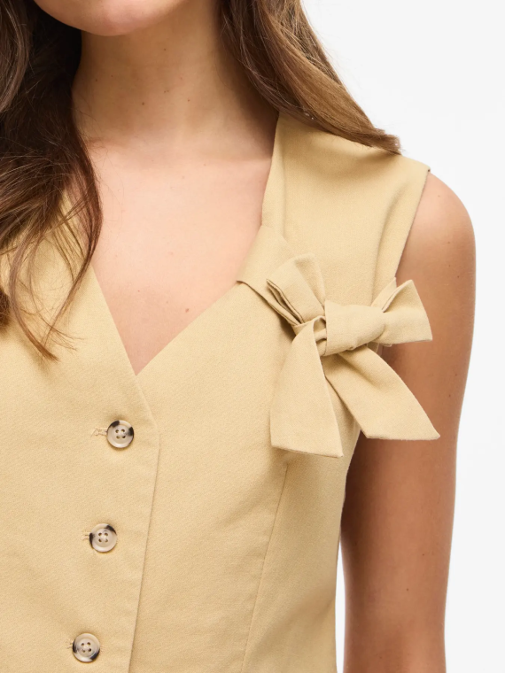 CHALECO CAMEL LAZO