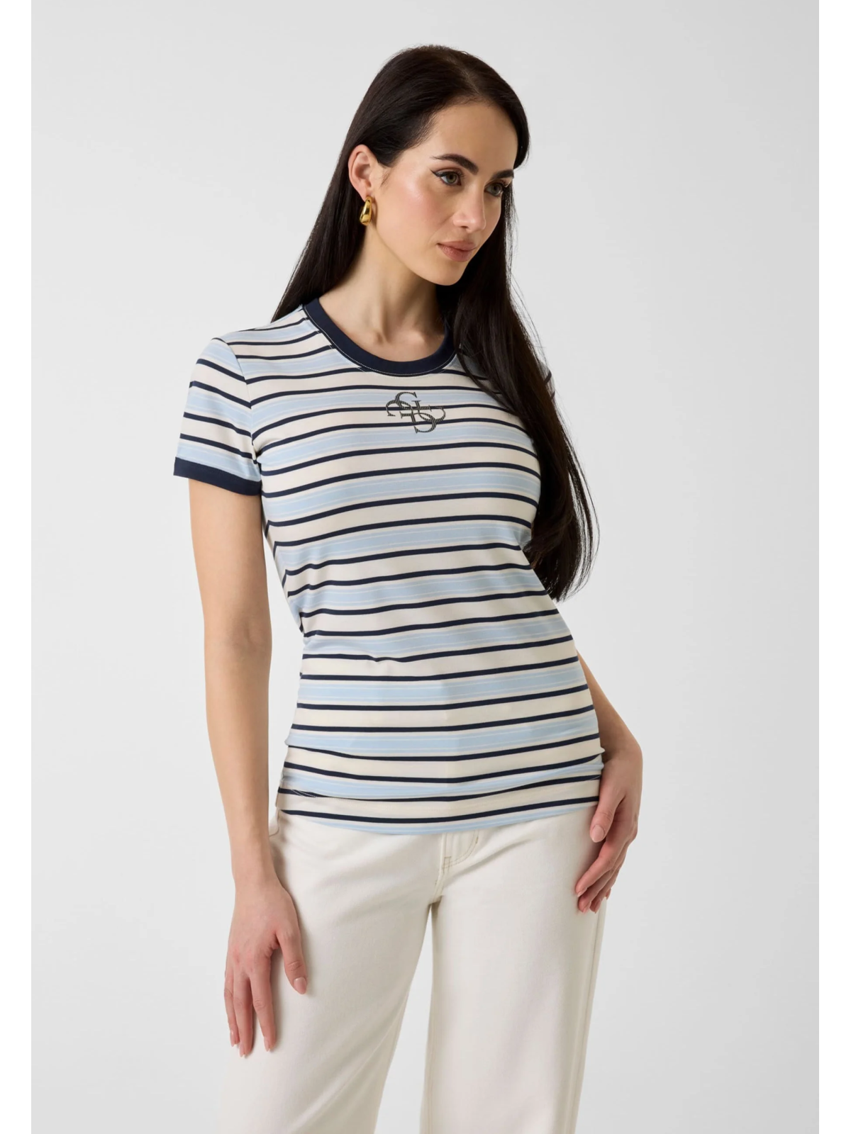 CAMISETA RAYAS GUESS