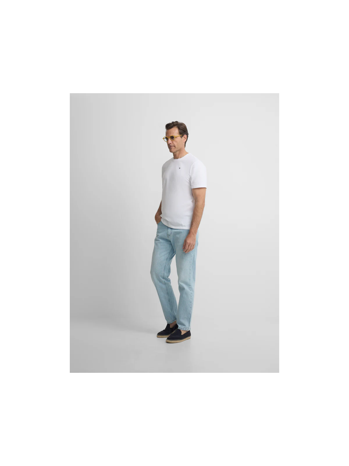 CAMISETA SILBON MINILOGO BLANCO