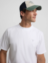 CAMISETA RAQUETAS LETTERING BLANCA SILBON