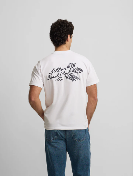 CAMISETA SILBON BEACH CLUB BLANCA