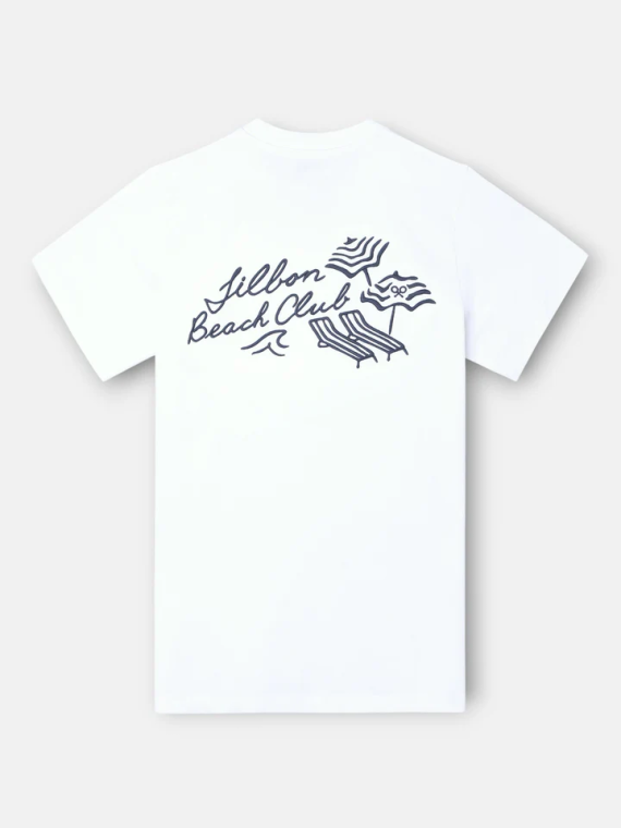 CAMISETA SILBON BEACH CLUB BLANCA