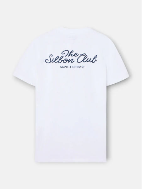 CAMISETA SILBON CLUB SAINT TROPEZ BLANCO