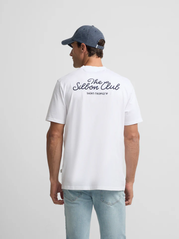 CAMISETA SILBON CLUB SAINT TROPEZ BLANCO