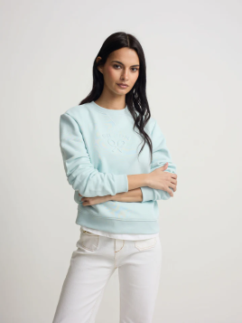 SUDADERA CLÁSICA SILBON CELESTE