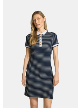 VESTIDO RAYAS GUESS MARINO
