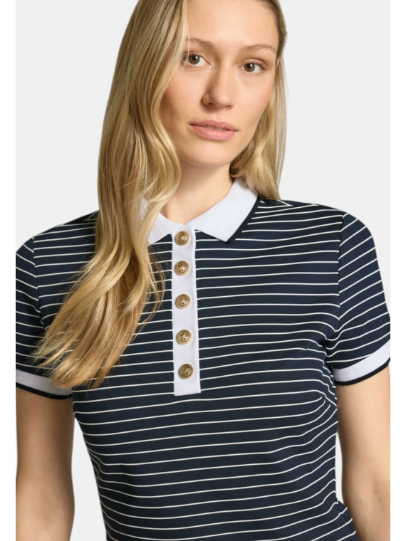 VESTIDO RAYAS GUESS MARINO
