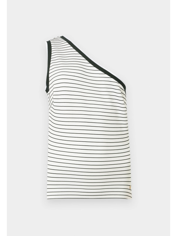 CAMISETA ASIMÉTRICA RAYAS GUESS