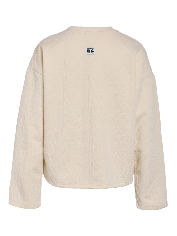 SUDADERA EN TEJIDO ESTAMPADO