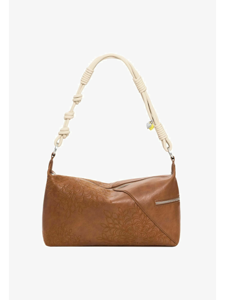 BOLSO MEDIANO CAMEL DESIGUAL