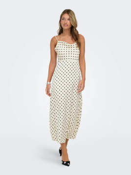 VESTIDO MIDI LUNARES ONLY