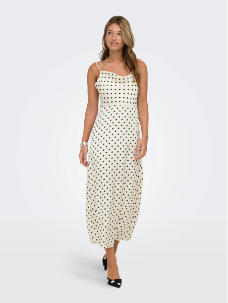 VESTIDO MIDI LUNARES ONLY