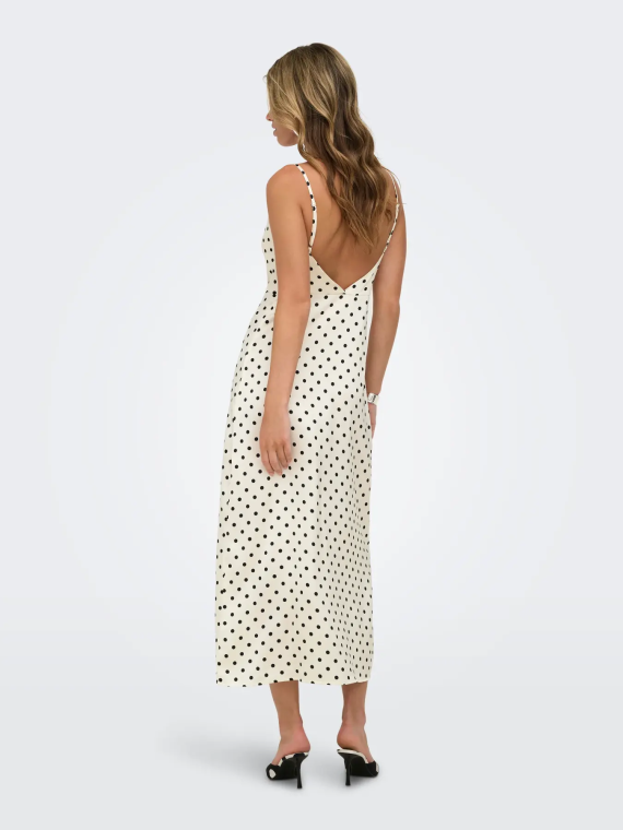 VESTIDO MIDI LUNARES ONLY