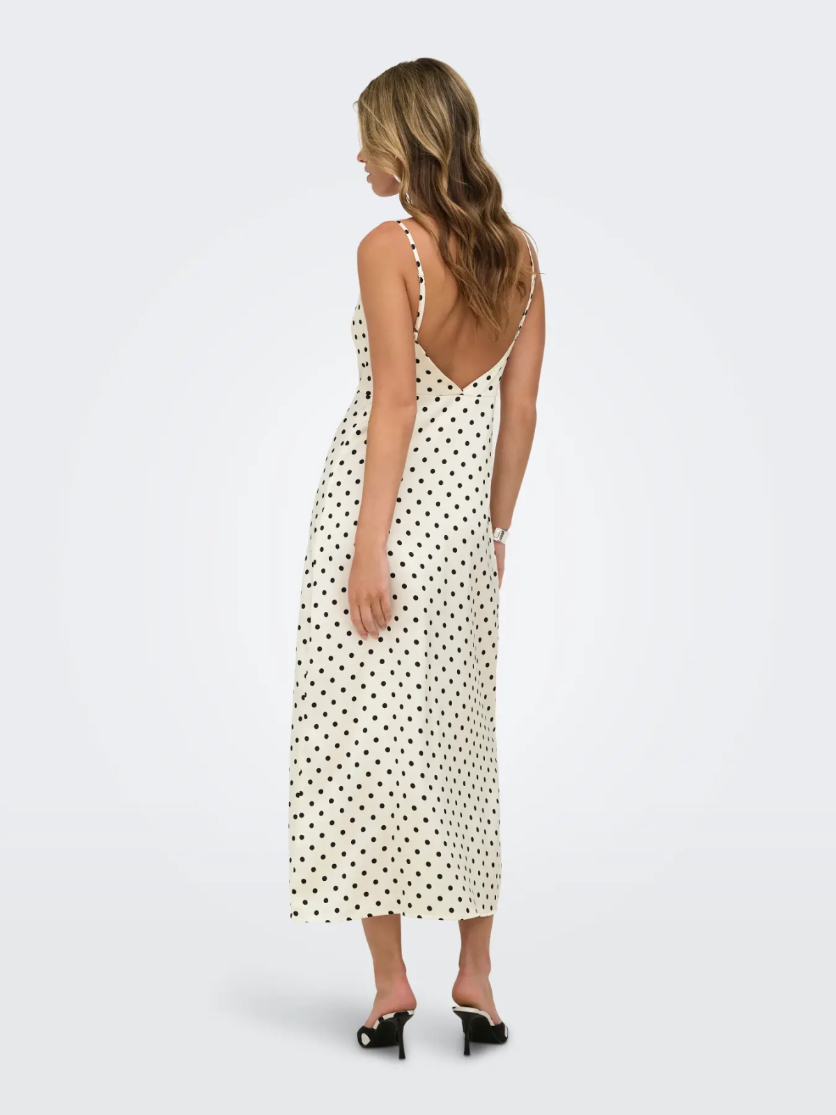 VESTIDO MIDI LUNARES ONLY