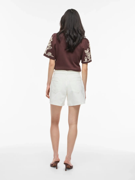PANTALON CORTO BLANCO